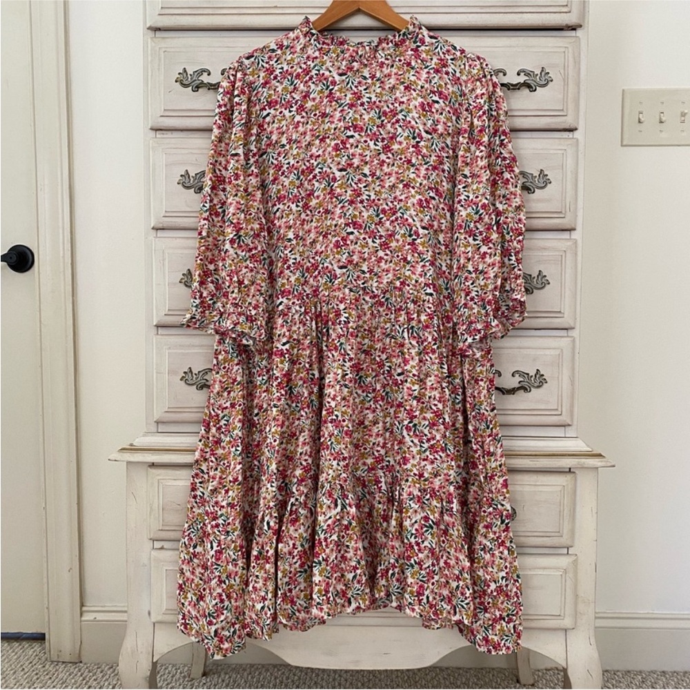Floral dress size large